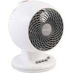 Iris Ohyama White IRIS, leiser Ventilator 'Woozoo by Ohyama', PCF-M18, Weiss, 32 W, 23 m², Kunststoff, qm