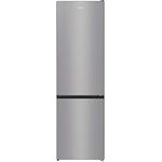 Gorenje NRK6202ES4 Kühl-Gefrierkombination, freistehend, silber, Full NoFrost, LED, Schnellgefrieren, Breite 60 cm