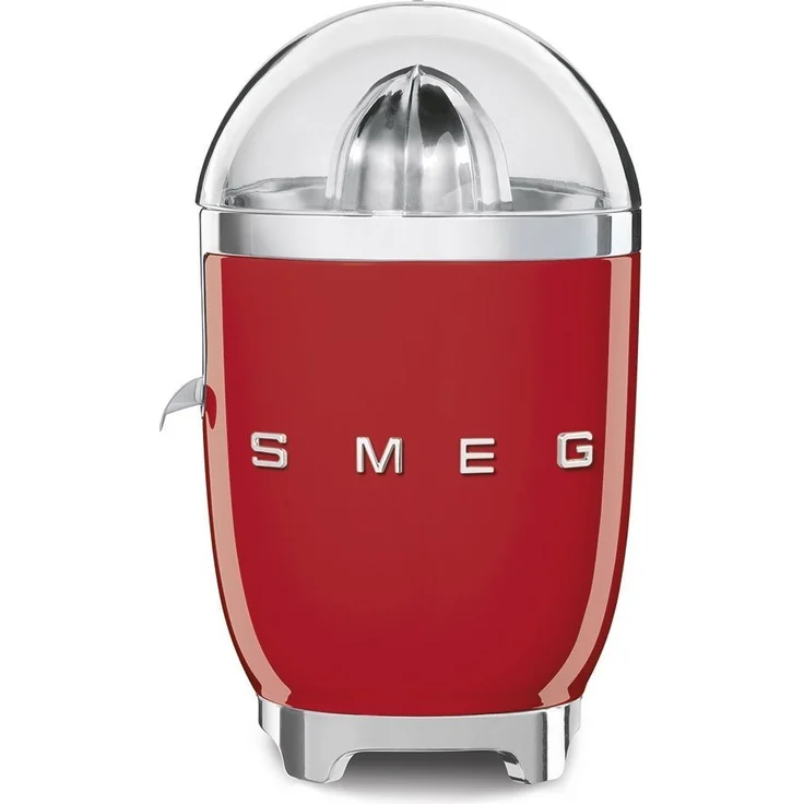 Smeg CJF01RDEU Zitruspresse, 70W, Edelstahl, rot,, Serie: CJF01 – Bild 1