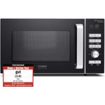 CASO MI 30 Ceramic Mikrowelle, Standgerät, 1000 Watt, 30 Liter Garraum, Inverter-Technologie, Keramikboden für mehr Platz, 8 Koch-Programme, Timer, edelstahl