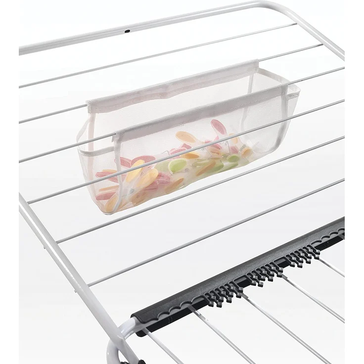 Metaltex 457545 Hurricane XXL Flügelwäschetrockner, mit ca. 24 m Trockenlänge – Bild 3