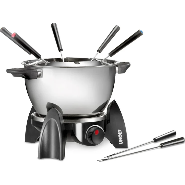 Unold 48615 Fondue-Set, 6 Fonduegabeln, 500 Watt – Bild 3