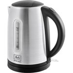 Melitta 1018-02 Prime Aqua Edelstahl-Wasserkocher, 2200W, 1,7 L, Trockengehschutz