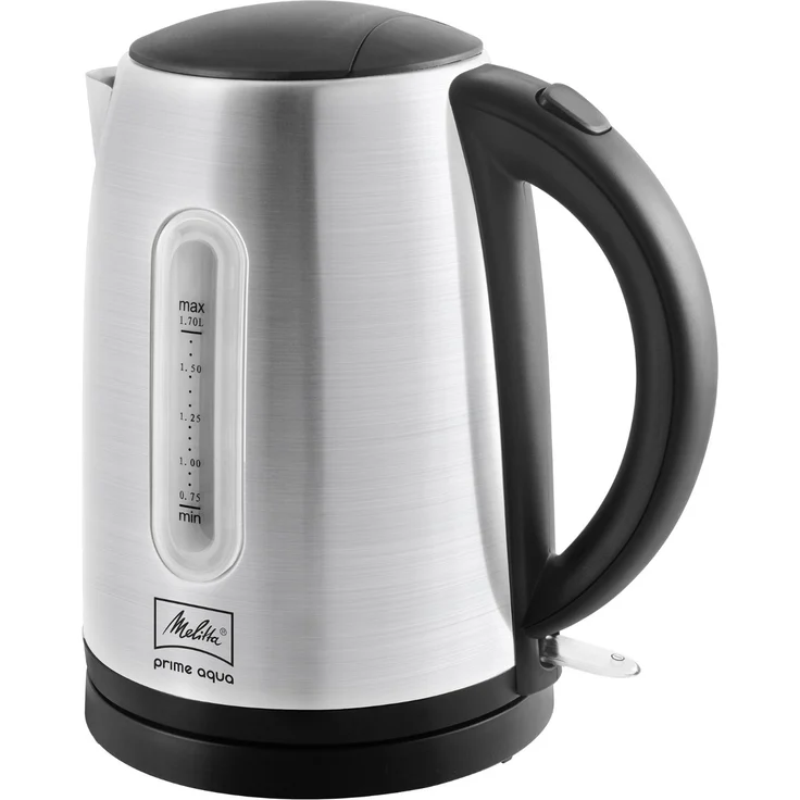 Melitta 1018-02 Prime Aqua Edelstahl-Wasserkocher, 2200W, 1,7 L, Trockengehschutz – Bild 1