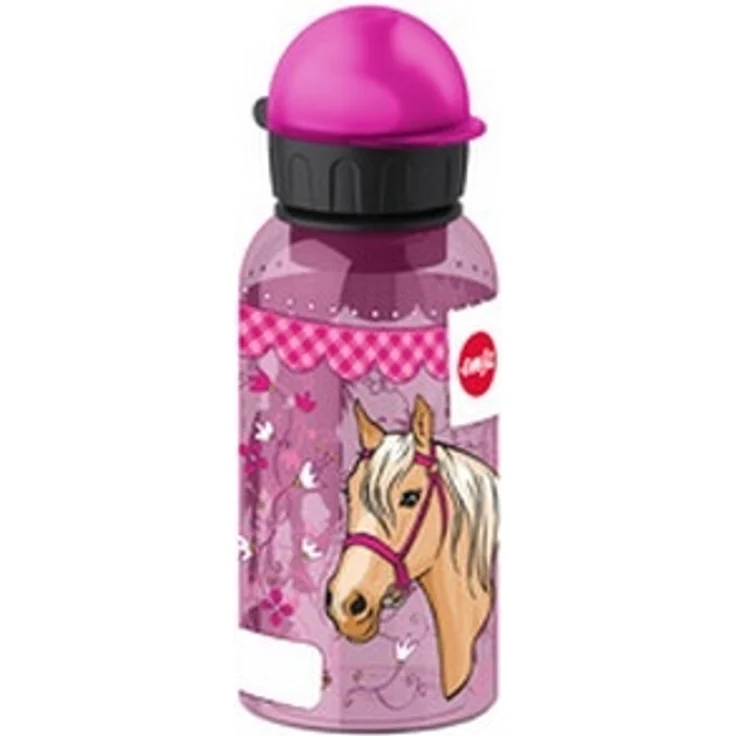 Emsa Kinder-Trinkflasche, 400 ml, Sicherheitsverschluss, Kids Horse, Tritan, 518126 – Bild 1