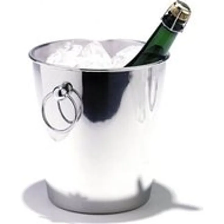 Sektkühler Champagnerkühler Edelstahl glänzend ø200x202mm