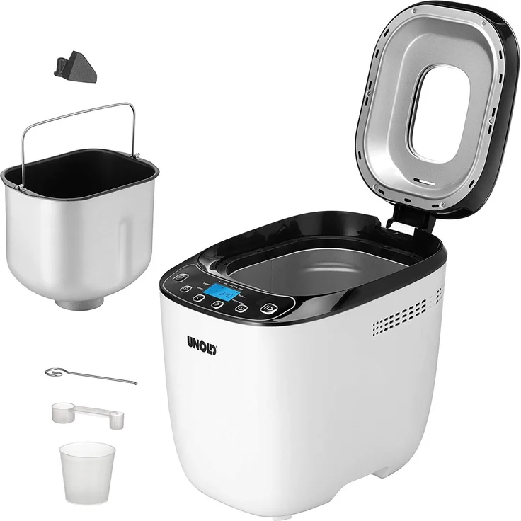 Unold 68010 Backmeister Brotbackautomat, 1 Kilogram, Schwarz-Weiß – Bild 5