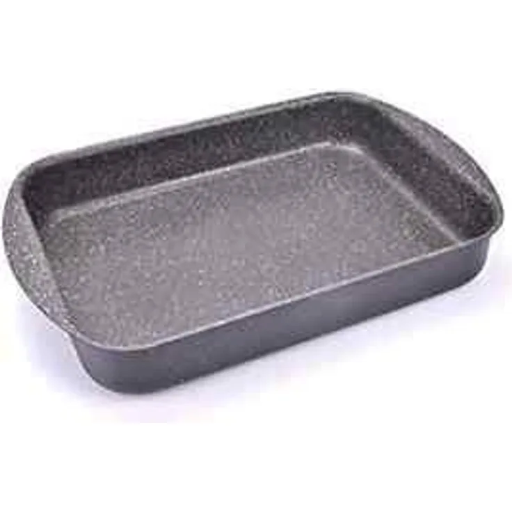 Alluflon Etnea Lasagneform, Aluminium Antihaftbeschichtung Steinoptik, Schwarz, 35
