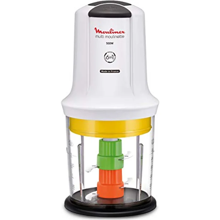 Moulinex AT7231 Multi Moulinette Zerkleinerer, weiß-dunkelgrau – Bild 1