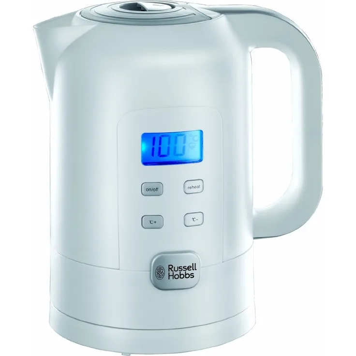 Russell Hobbs Wasserkocher Precision, 1,7l, 2200W, digitale Temperatureinstellung & LCD Anzeige, 25°-100°C einstellbar für die Zubereitung von Babynahrung & Tee, Warmhaltefunktion, Teekocher 21150-70