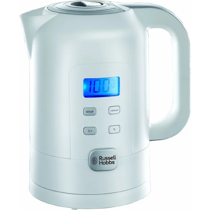 Russell Hobbs Wasserkocher Precision, 1,7l, 2200W, digitale Temperatureinstellung & LCD Anzeige, 25°-100°C einstellbar für die Zubereitung von Babynahrung & Tee, Warmhaltefunktion, Teekocher 21150-70 – Bild 1