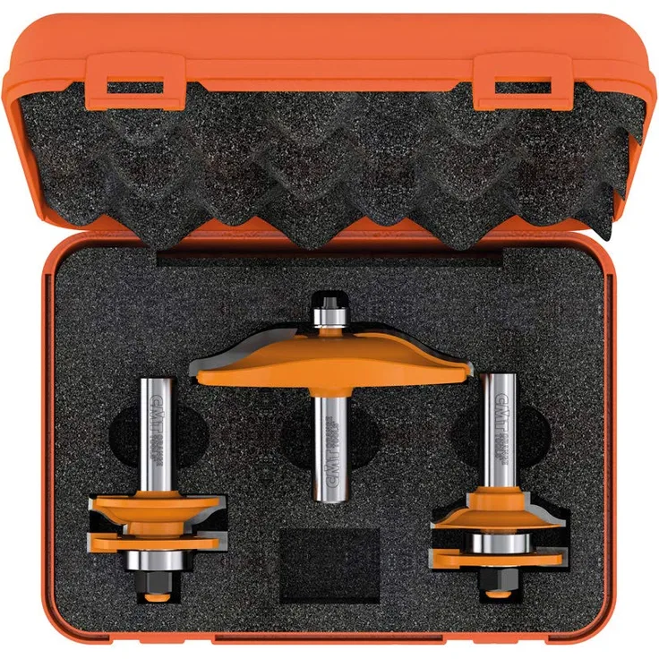 CMT Orange Tools 900.516.11 – ESTUCHE 3 Fräser HM S 12 Küchen (perf. D)