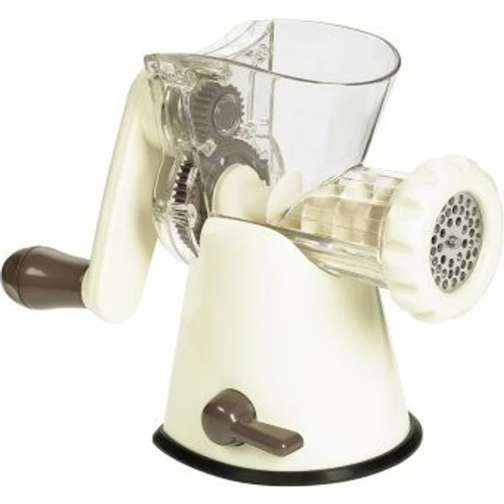 Lurch 10250 Drehwolf mit Gebäckvorsatz aubergine - creme – Bild 1