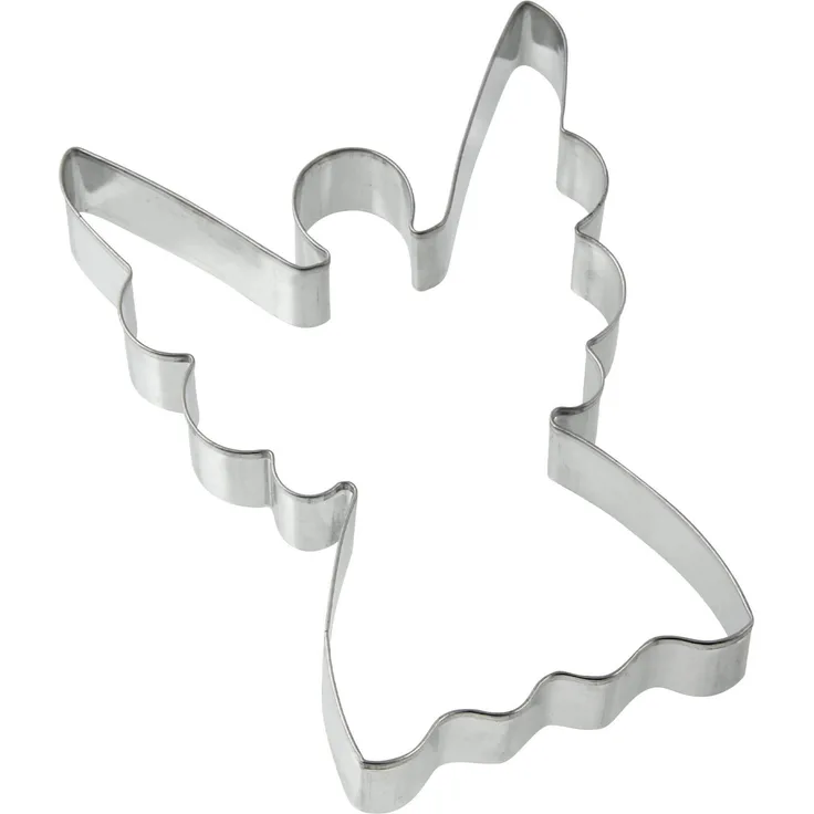 Zenker 7793 Ausstecher Patisserie Engel, Verzinntes Weißblech, silber, 11 x 8,5 x 1,7 cm