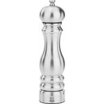 Peugeot Paris Chef Manuelle Pfeffermühle, Mahlgradeinstellung u'Select, Höhe: 22 cm, Gebürsteter Edelstahl, Silber, 32494