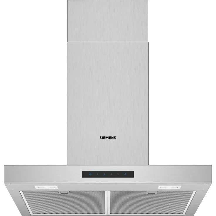 Siemens iQ300 LC66BBM50, Motorhaube, Esse, Breite: 60 cm, Tiefe: 50 cm, Absaugung und Rückführung (mit zusätzlichem Rückführungsset), rostfreier Edelstahl