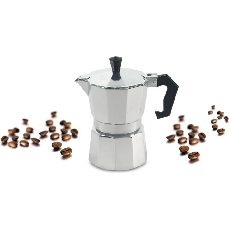 Nova CAFFETERIA MOKYTA Espressokocher 6 Tassen Alu