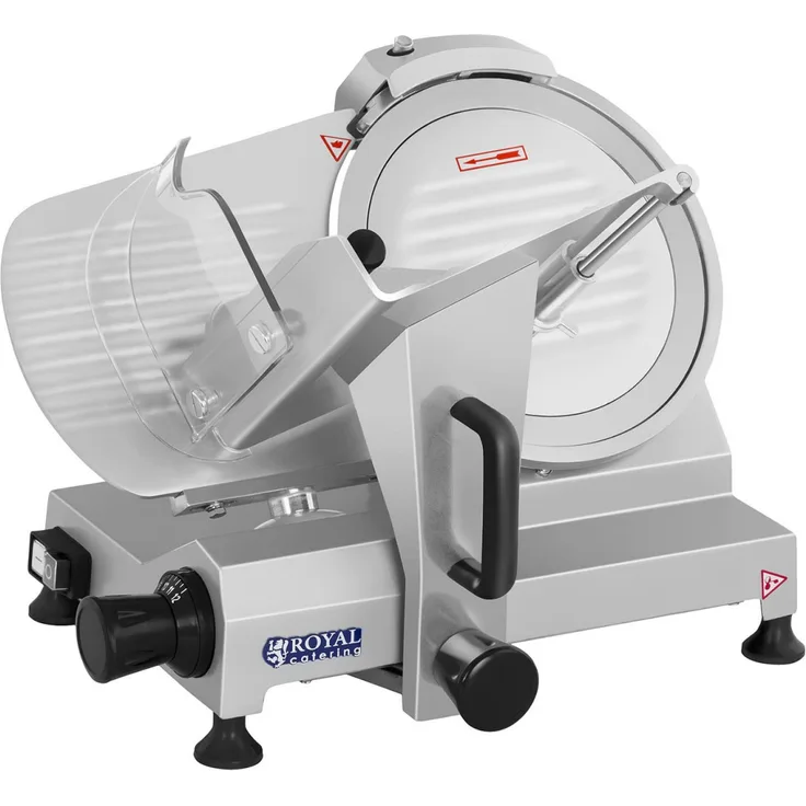 Royal Catering RCAM-250 Allesschneider, 150W, bis 12 mm Schnittdicke, silber