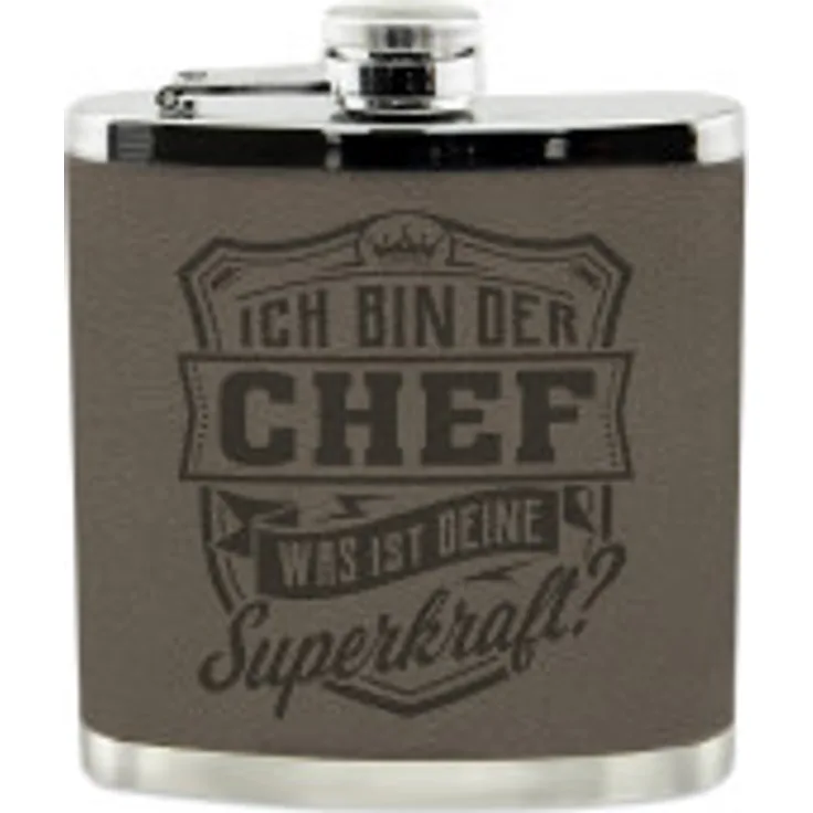 HTI-Living Echter Kerl Flachmann Chef