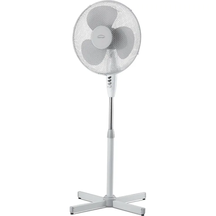 Domair fl40ii Standventilator, schwenkbar, 40 cm weiß