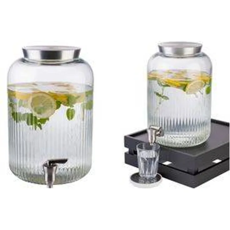 APS Getränkespender, 7 Liter, Glas-Edelstahl