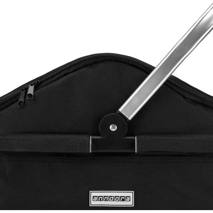 anndora Einkaufskorb, Isolierkorb Picknick Kühlkorb, 25L, schwarz  – Bild 6