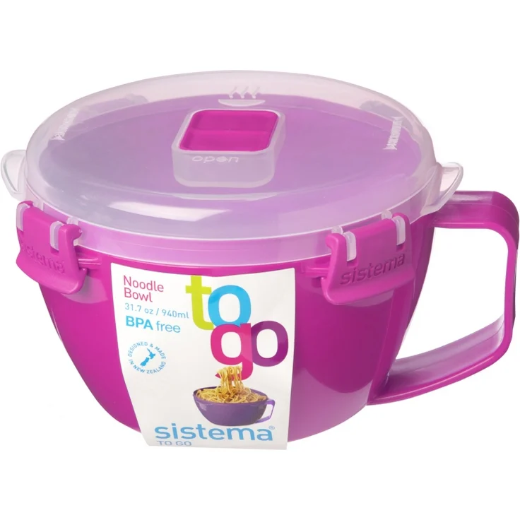 Sistema Mikrowelle Nudelschale, Farblich sortiert, 15,6 x 17,2 x 9,7 cm