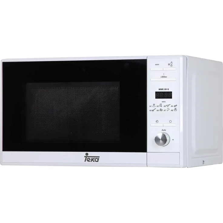 Teka MWE225G Mikrowelle mit Grill, Standgerät, 20 Liter Garraum, 700 Watt, weiß