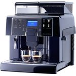 Saeco Aulika EVO Focus Kaffeevollautomat, integriertes Kegelmahlwerk aus Edelstahl, 1300 Watt, schwarz