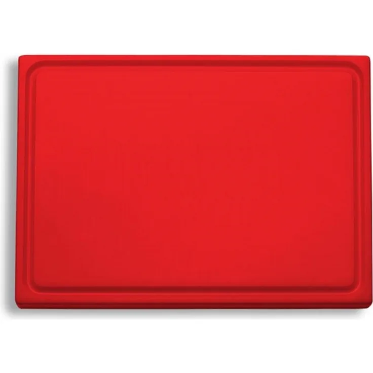Dick 9153000-03 Schneidbrett Schnittbrett groß rot Kunsststoff Schneidebrett