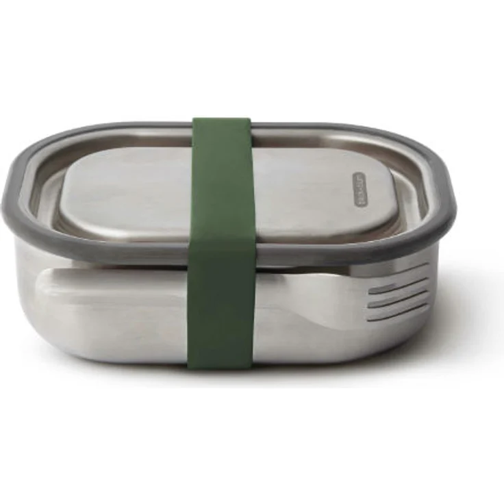 Black+Blum Edelstahl Lunchbox, olive, 600ml – Bild 1