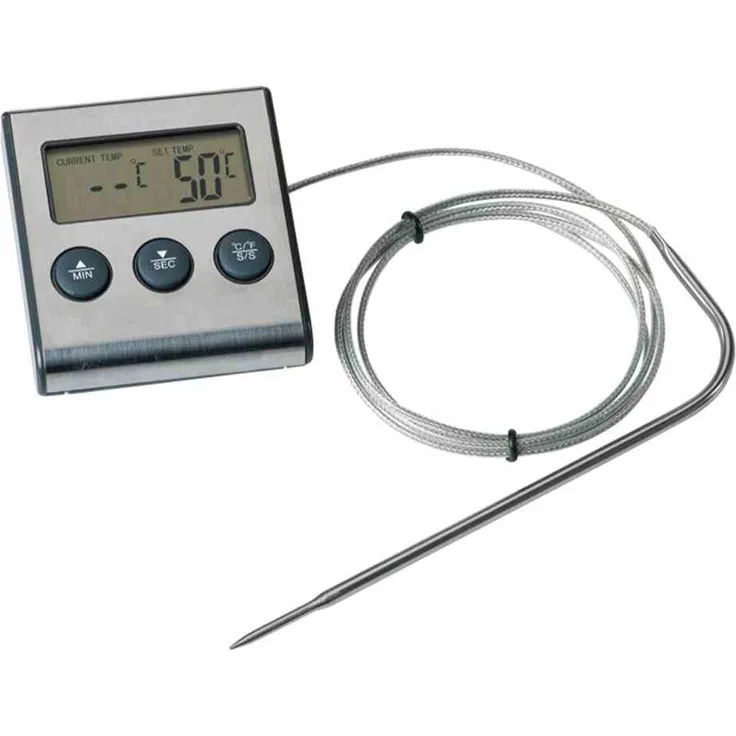 G S D Haushaltsgeräte 80 151 Digital Bratenthermometer mit Timerfunktion
