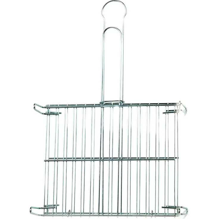 La Valenciana 20 x 25 cm Zink vergoldet doppelt Bräter Grill, schwarz Parent, Stahl, Silber, 30 x 35 cm