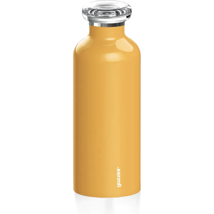 Guzzini Energy On The Go Thermosflasche, Yellow, 7.3 cm