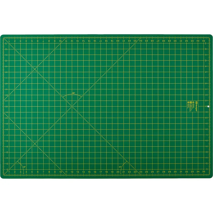 Prym 611382 Schneideunterlage cm-inch-Einteilung, 90x60cm