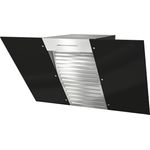 Miele DA 6096 W schwarz Wing Wandhaube - 89,8 cm - obsidianschwarz - Kopffreiheit mit obsidianschwarzem Glasschirm in 90 cm Breite - Leistungsstark 650 m³- h in Intensivstufe