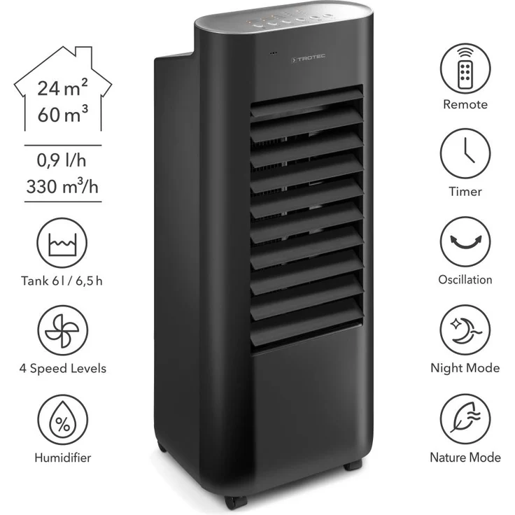 Trotec PAE 22 Design-Aircooler mobiler Luftkühler – Bild 4