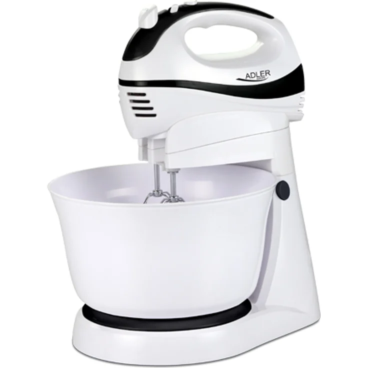 Adler AD4206 300W 5 Stufen Rührgerät mit Schüssel 3 L Handmixer Handrührgerät Knetmaschine – Bild 1