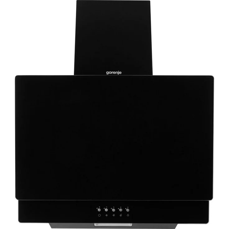 Gorenje Essential WHI629EB, Motorhaube, Kamin abgewinkelt, Breite: 60 cm, Tiefe: 33.5 cm, Absaugung und Rückführung (mit zusätzlichem Rückführungsset), mit internem Motor, Schwarz – Bild 4