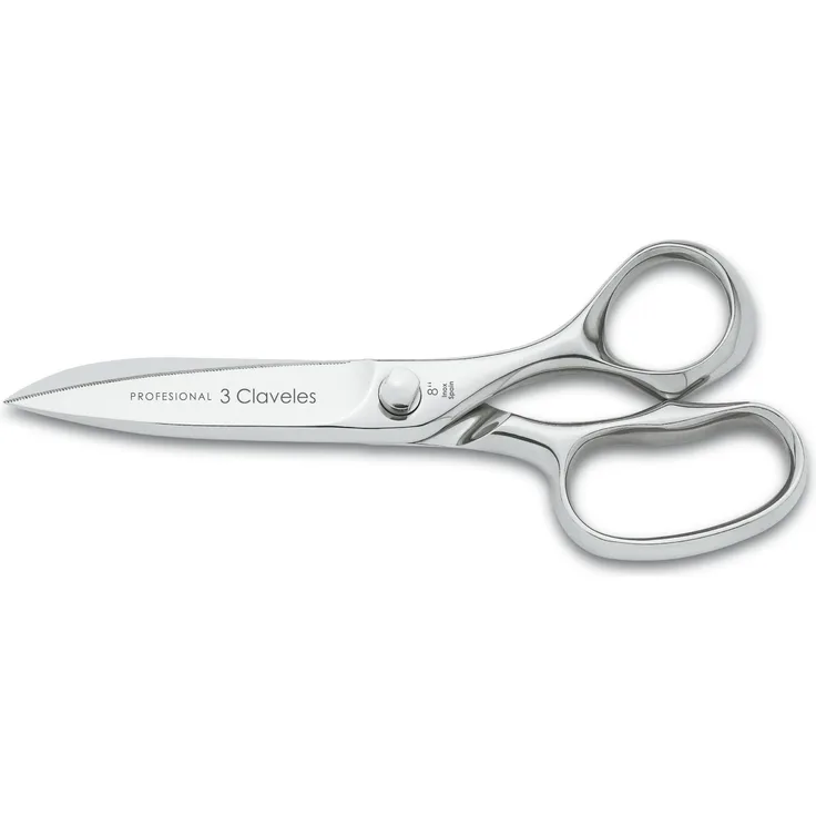 3 Claveles 423 - Profi-Küchenschere, Edelstahl, 20,32 cm