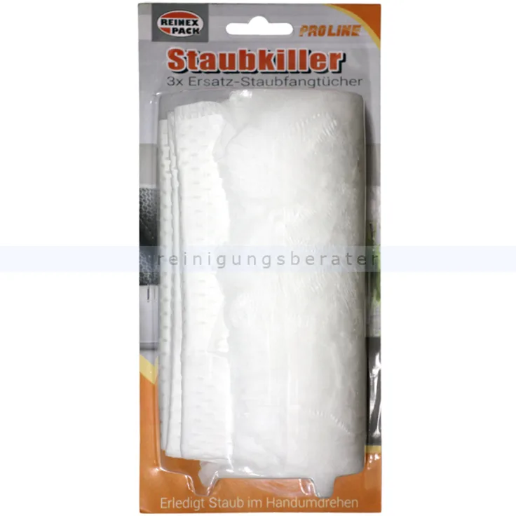 Reinex Staubwedel Staubkiller Ersatztücher 3er-Pack