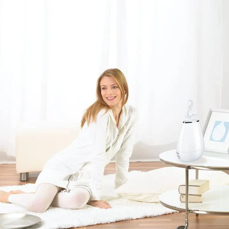 Beurer LB 37 Luftbefeuchter mit mikrofeiner Ultraschall-Zerstäubung, leisem Nachtmodus, Aromafunktion, weiß – Bild 5