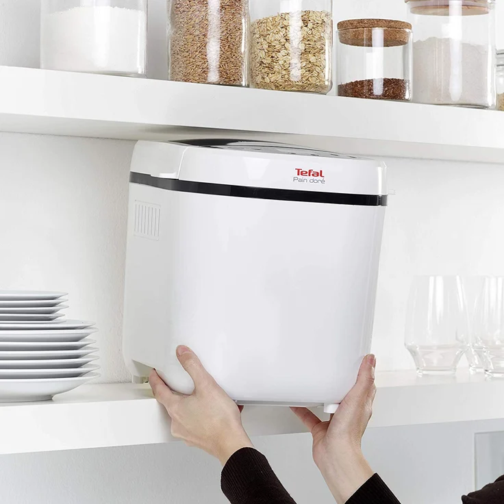 Tefal PF210138 Brotbackautomat, 720 W, 12 Programme, 1 kg Brotgewicht – Bild 3