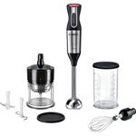 Bosch ErgoMixx Style Stabmixer MS6CM6166, 1000W, VarioSchopper, Schneebesen, Edelstahl-schwarz