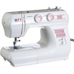 W6 N 1615  Freiarm-Nähmaschine, weiß, rosa