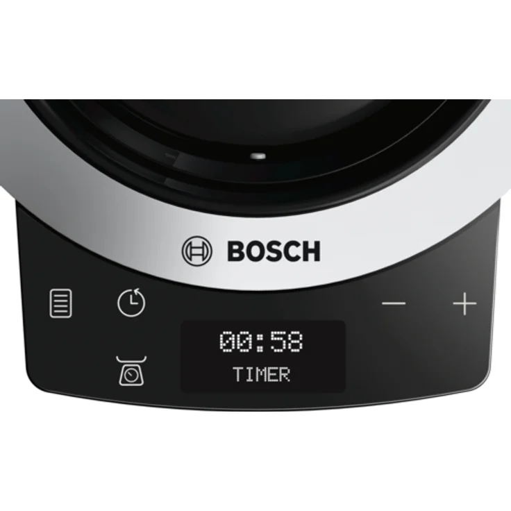 Bosch MUM9DX5S31 OptiMUM Küchenmaschine, 1500W, 7 Geschwindigkeiten, Waage, Durchlaufschnitzler, Smart Dough, 5,5 L Edelstahlschüssel, silber, Serie: MUM9 – Bild 8