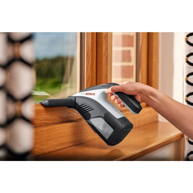 Bosch GlassVAC Solo Plus Fenstersauger, 30 min Akkulaufzeit, breite Absaugdüse, 105 m² Reinigungsfläche pro Akkuladung, schwarz-rot – Bild 5