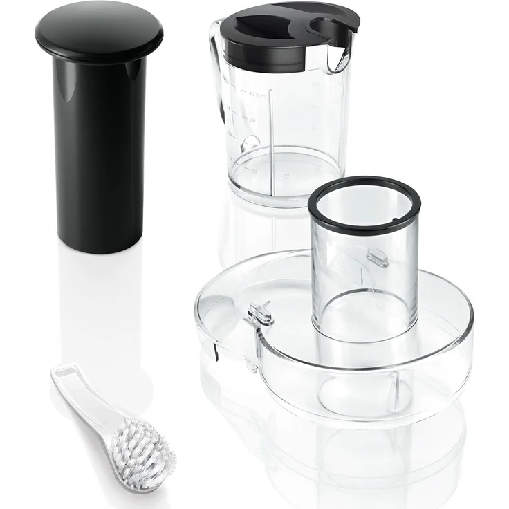 Bosch MES25A0 Entsafter VitaJuice 2 700 W, XL-Einfüllschacht, Edelstahl-Microfilter-Sieb, Ausgießer mit DripStop, weiß - anthrazit – Bild 3