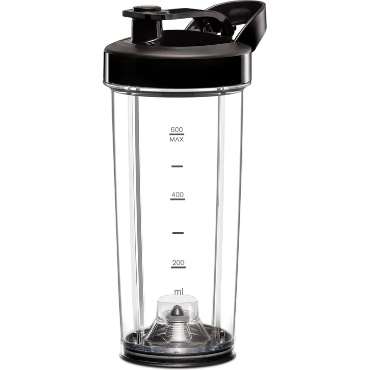 Krups KB181D Freshboost Standmixer To Go mit Vakuum Technologie, 3x mehr Antioxidantien & Vitamine zur Stärkung des Immunsystems, 4 Programme, 800W, Edelstahl- Schwarz – Bild 6