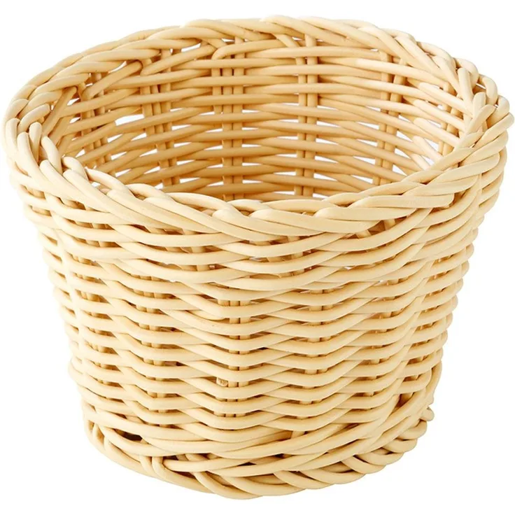 APS 50620 PROFI LINE Rund Polypropylen Korb, 13 x 10 cm, beige